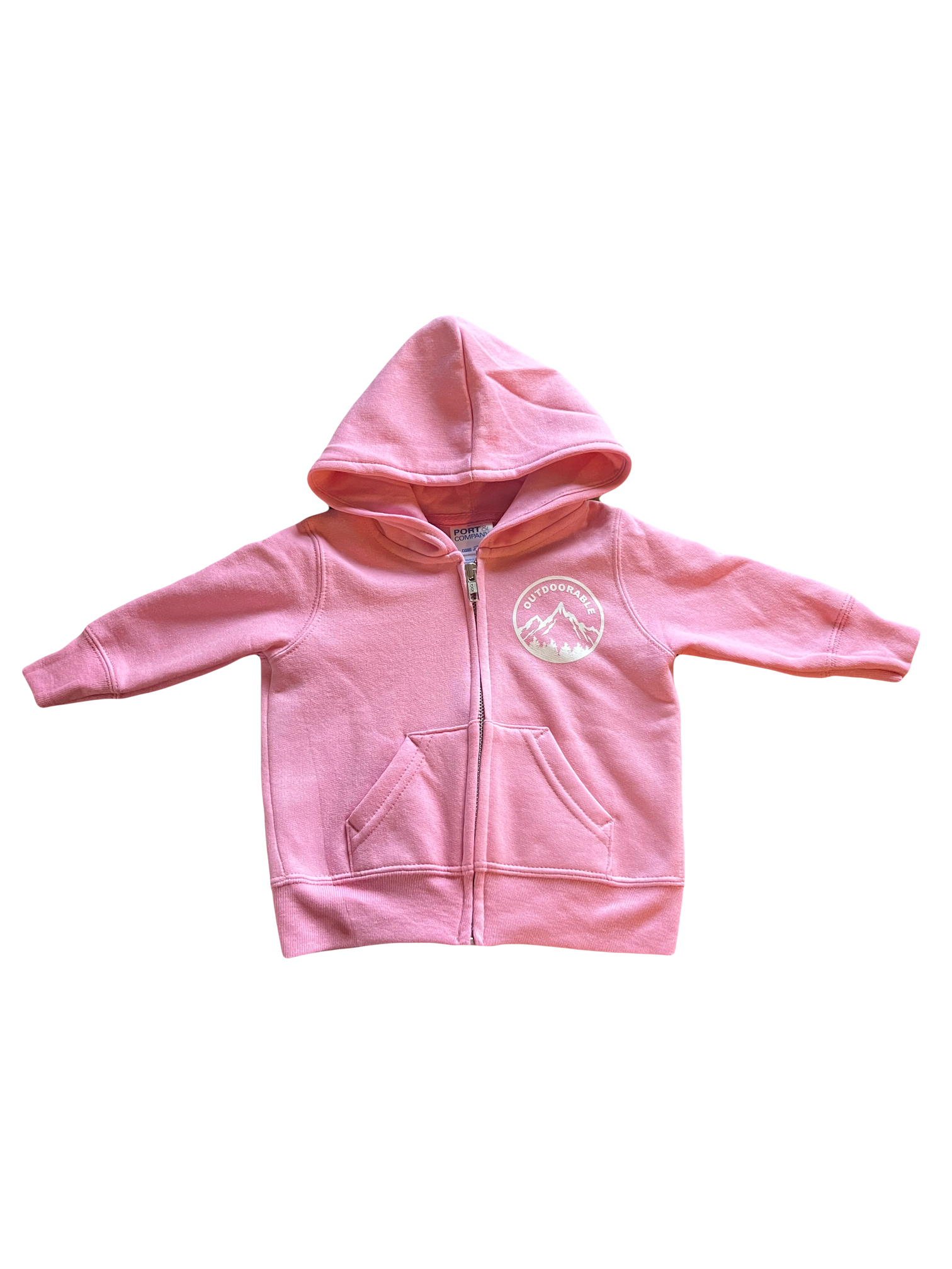 Bubblegum Zip Up Outdoorable Hoodie